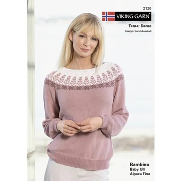 Hovedbilde Viking 2120 Dame i Bambino garn katalog*