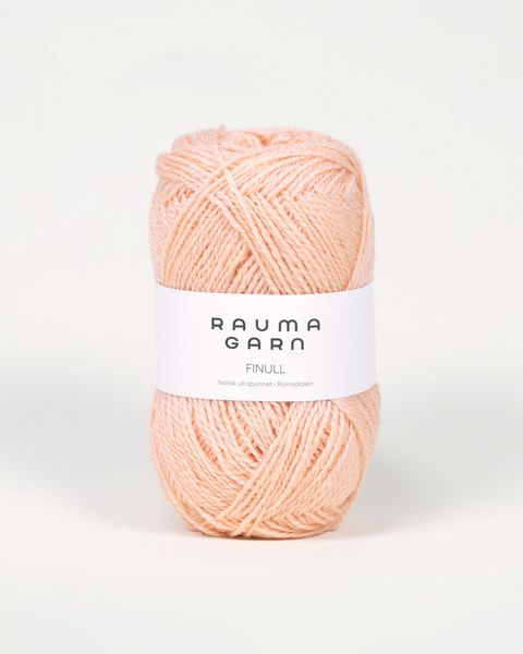 Hovedbilde Rauma Finull 4206 Lys pudderrosa garn