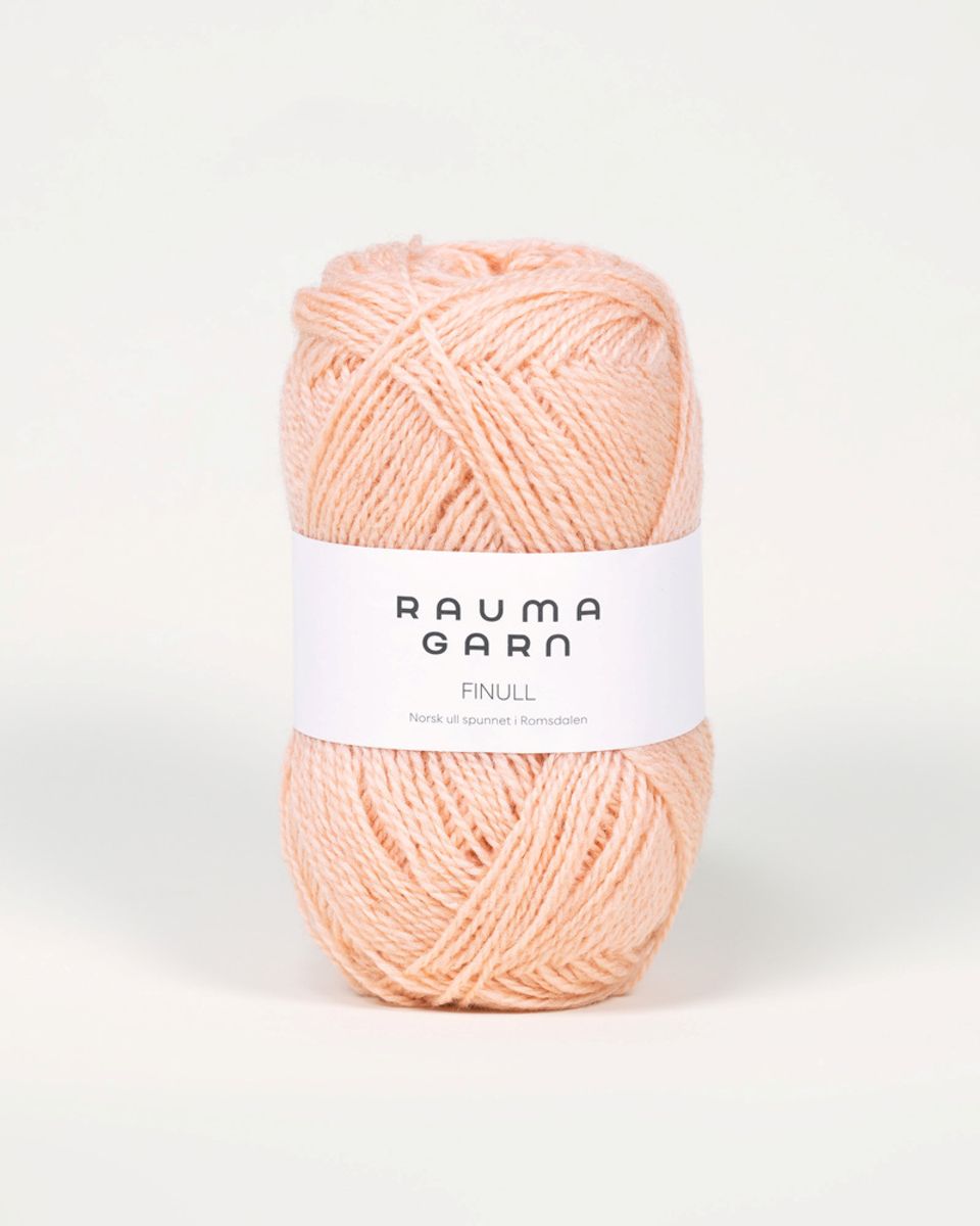 Rauma Finull 4206 Lys pudderrosa garn