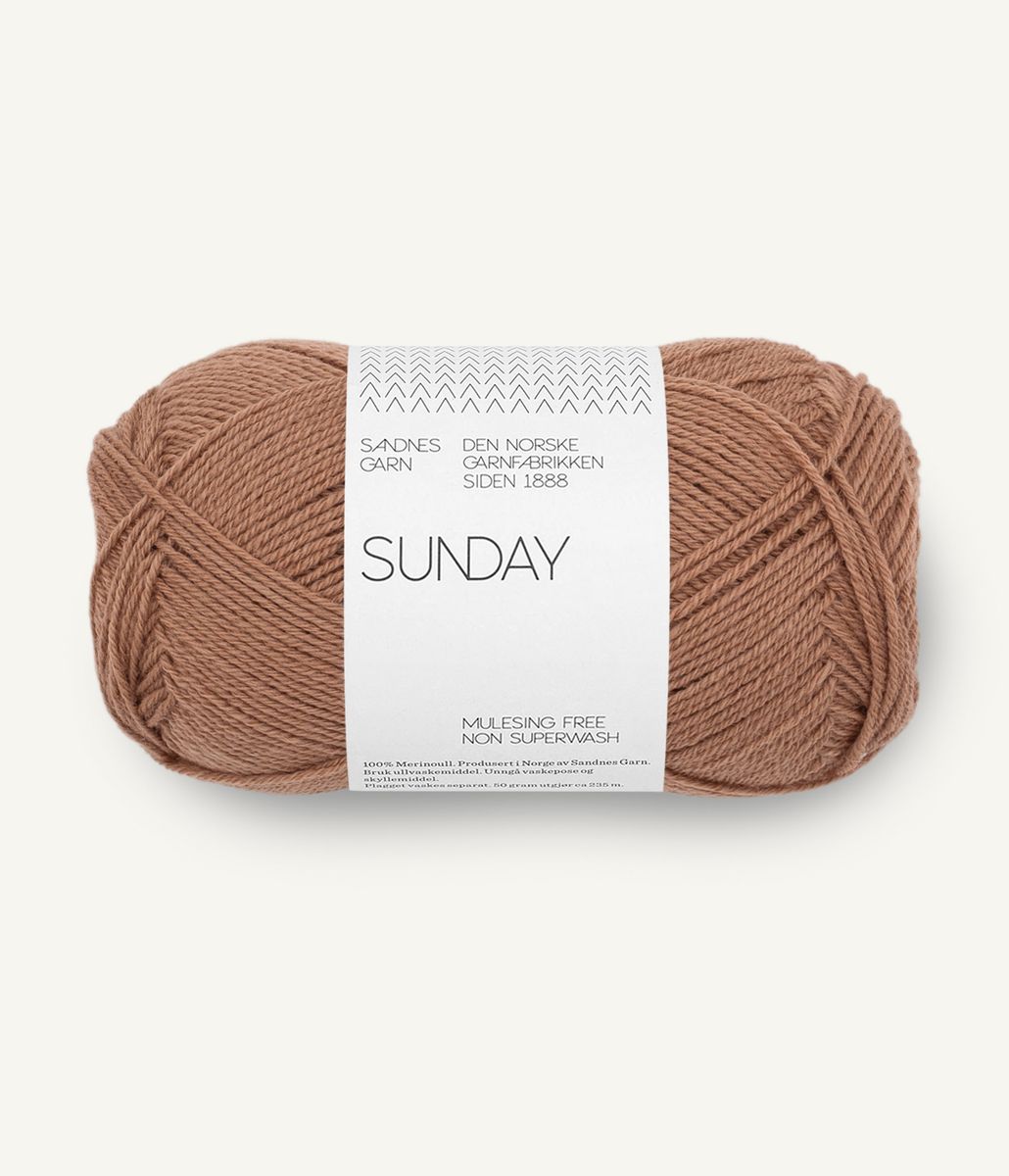 Sandnes Sunday 3342 Mocha Mousse garn