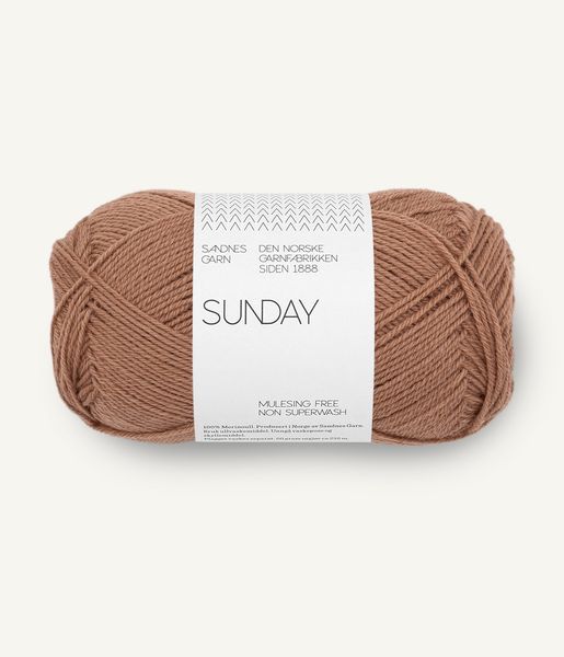 Hovedbilde Sandnes Sunday 3342 Mocha Mousse garn