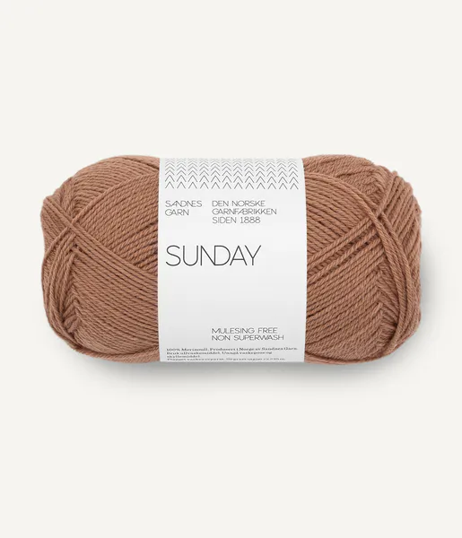 Hovedbilde Sandnes Sunday 3342 Mocha Mousse garn