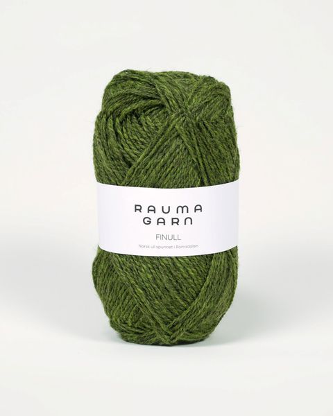 Hovedbilde Rauma Finull 4130 Grønn melert garn