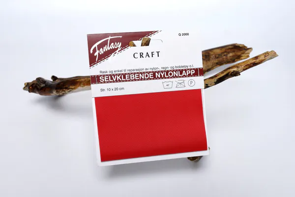 Hovedbilde Selvklebende nylonlapp rød