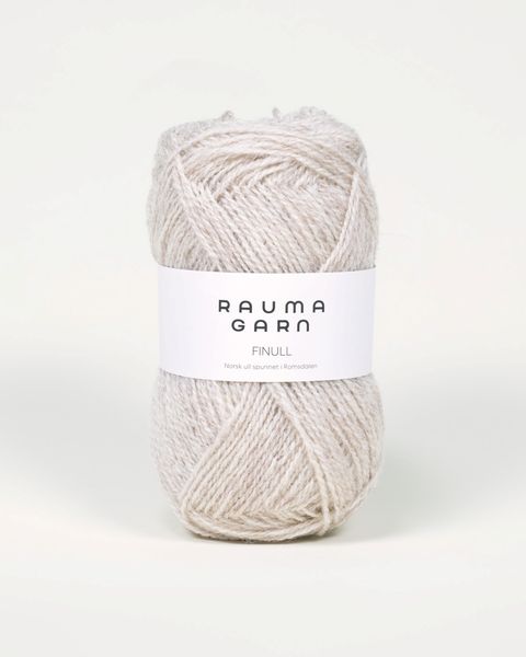 Hovedbilde Rauma Finull 4078 Lys beige melert garn