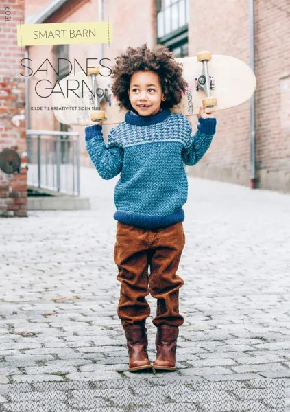 Hovedbilde 1509 Smart barn oppskrift Sandnes garn