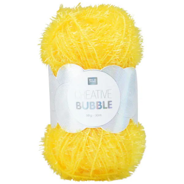 Hovedbilde Rico Creative Bubble garn 002 gul