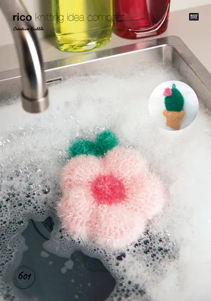 Hovedbilde Rico Creative Bubble garn 019 mørk grønn
