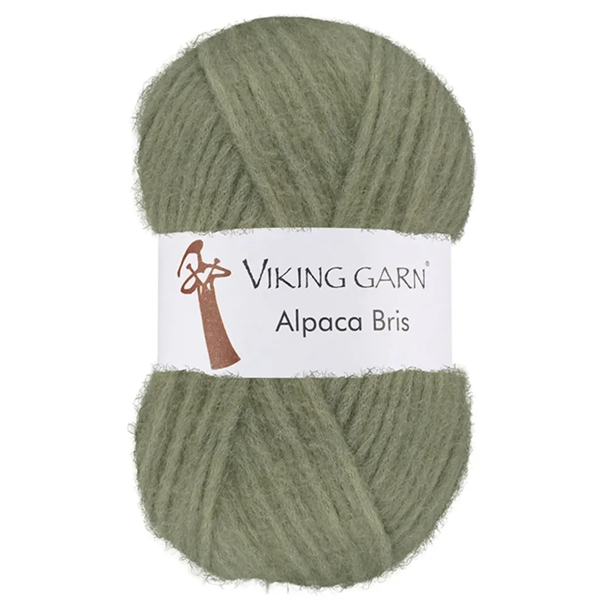 Alpaca Bris 334 Mosegrønn Viking garn