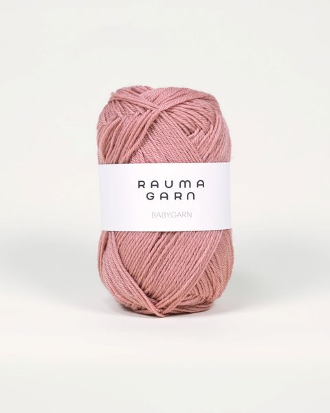 Hovedbilde Babygarn 99 Gammelrosa Rauma garn