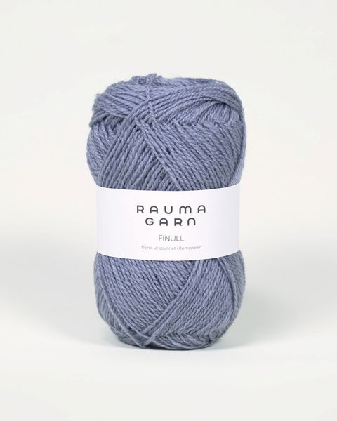 Hovedbilde Rauma Finull 4287 Lys blågrå garn
