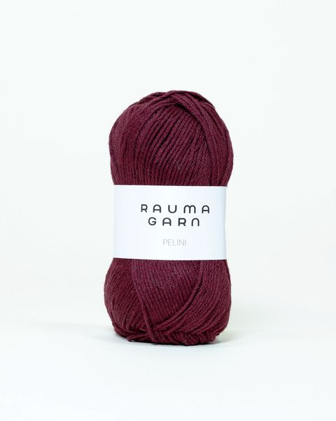 Hovedbilde Rauma Pelini 4718 Burgunder garn