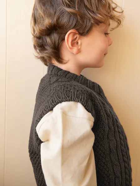 Hovedbilde 2501-3 Caspian Slipover Junior fra Sandnes garn