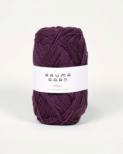 Hovedbilde Rauma Finull 470 Mørk lilla garn