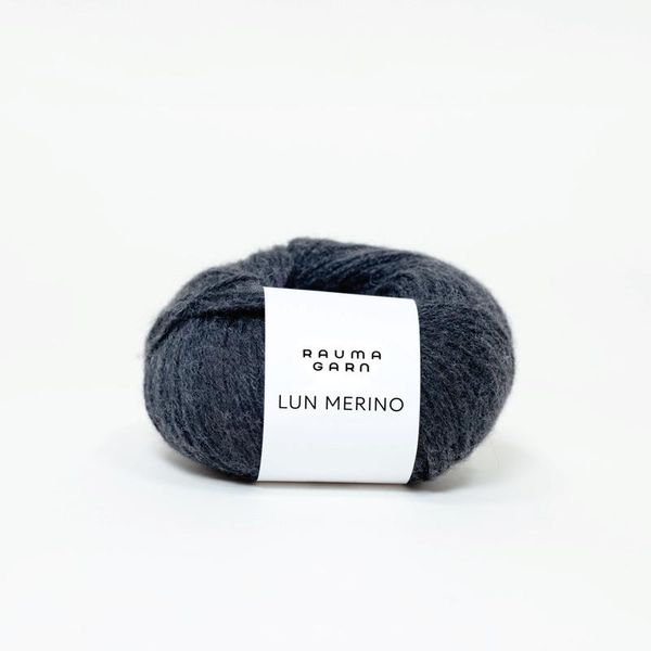 Hovedbilde Lun Merino 84 Koksgrå Rauma garn