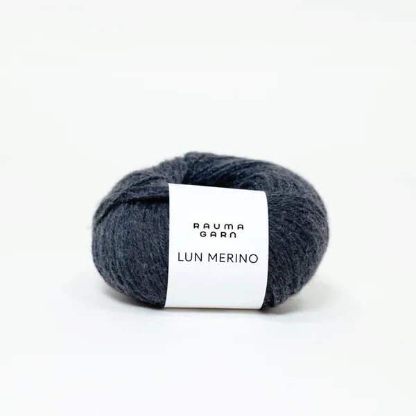 Hovedbilde Lun Merino 84 Koksgrå Rauma garn