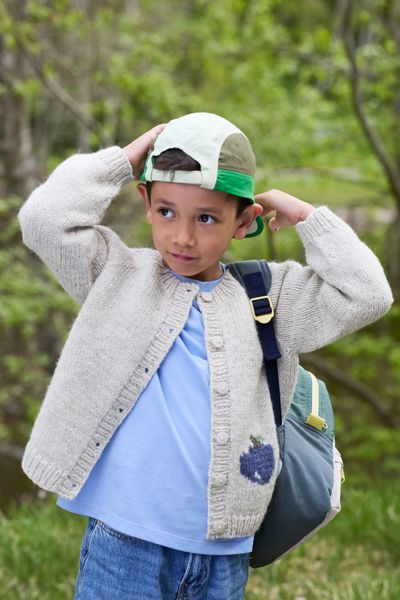 Hovedbilde Rauma 475 Fruktig  Intarsia barn oppskriftshefte*