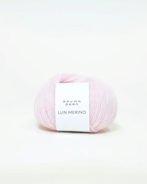 Hovedbilde Lun Merino 31 Babyrosa Rauma garn