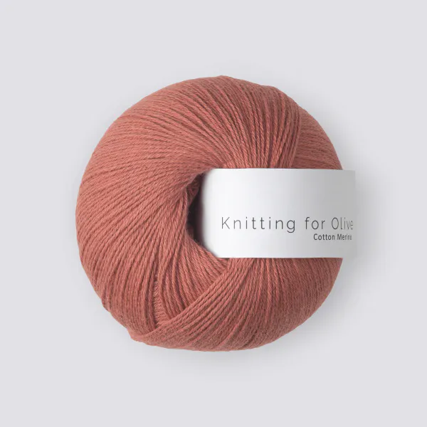 Hovedbilde Cotton Merino Terracotta rosa Knitting for Olive