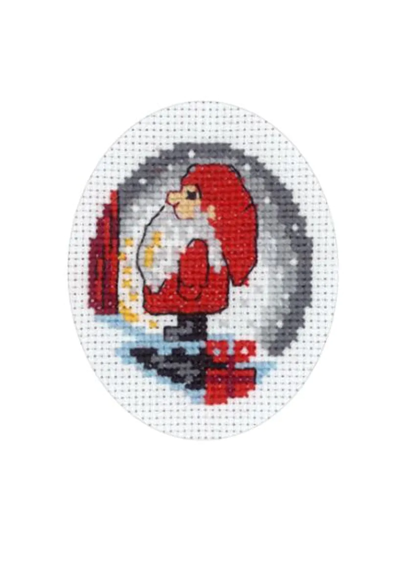 Julekort broderi 9285 Permin