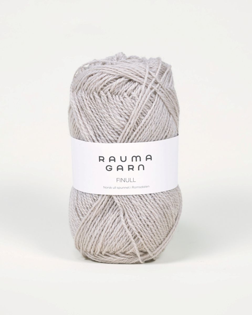 Rauma Finull 452 Gråbeige garn