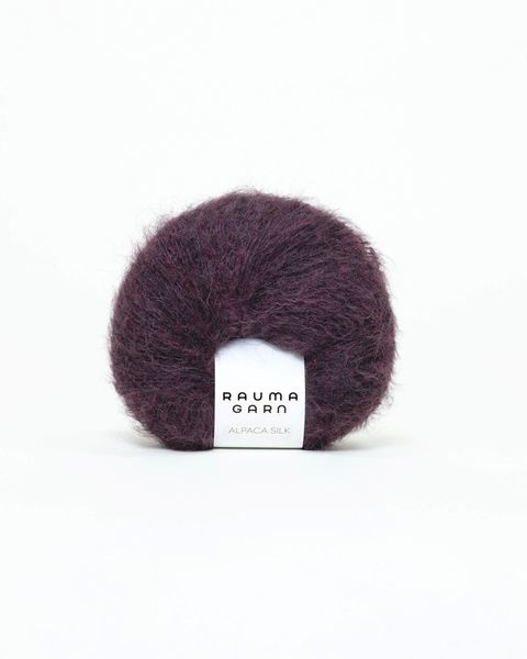 Hovedbilde Rauma Alpaca Silk 2343 Aubergine garn