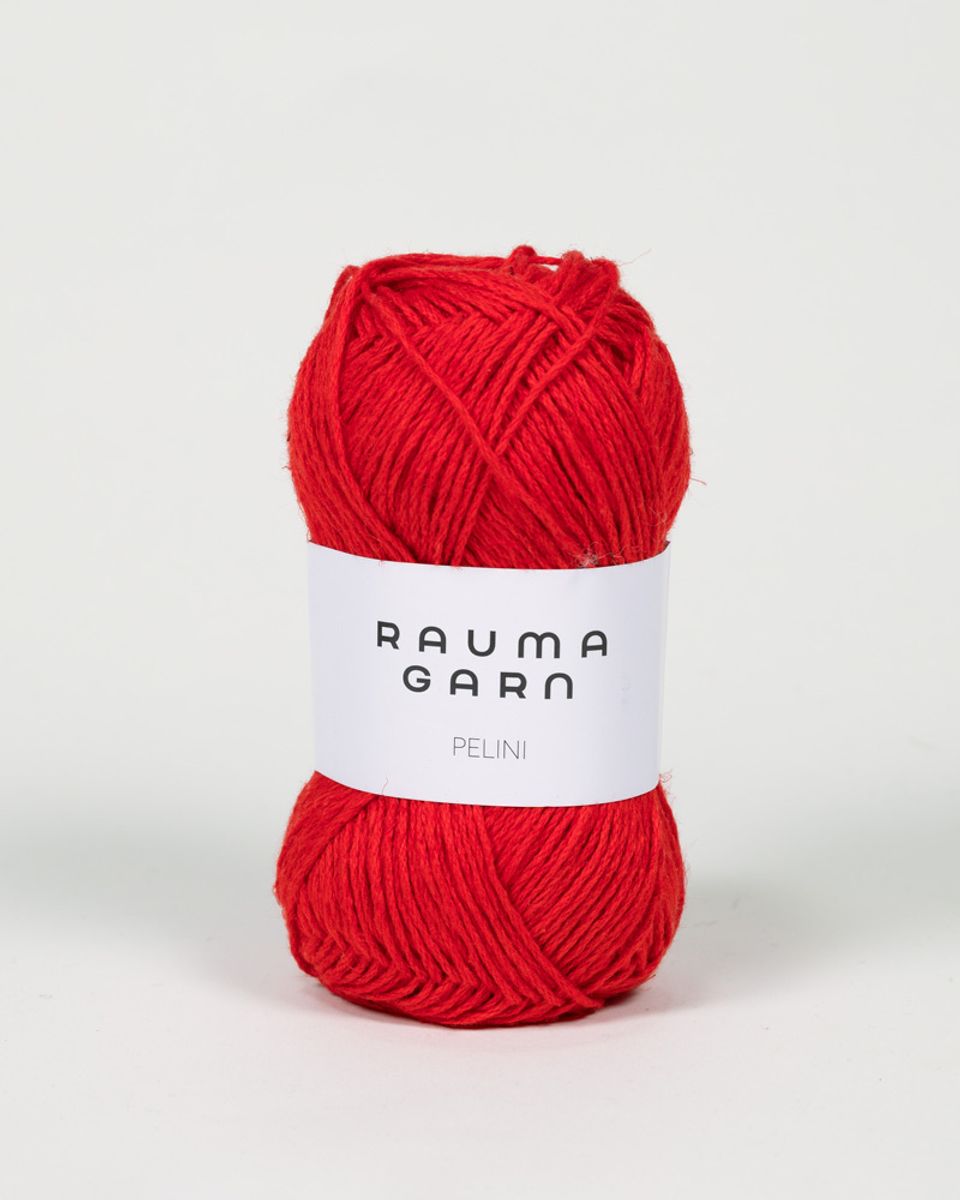 Rauma Pelini 0259 Rød garn