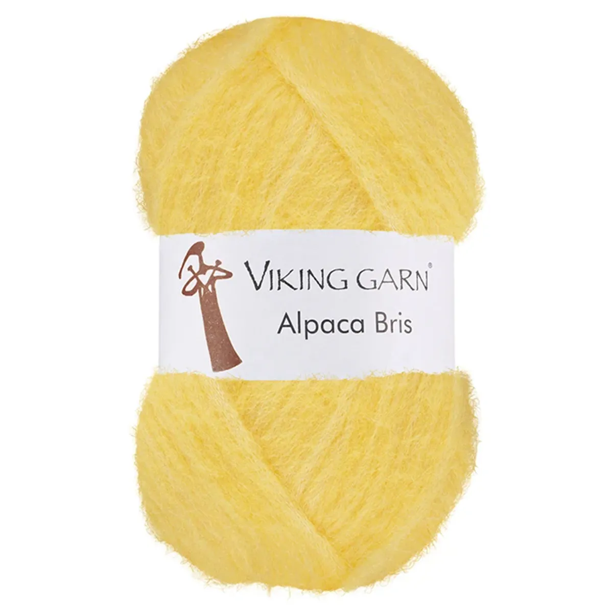 Alpaca Bris 340 Lys gul Viking garn