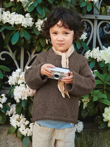 Hovedbilde 2408-2 Kinsely Sweater Junior fra Sandnes garn oppskrift