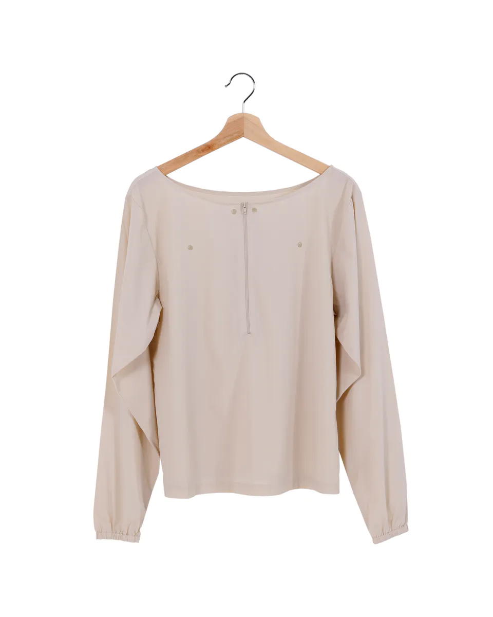 Vindtrøya Sand  - Beige unisex modell