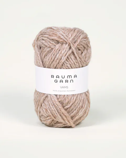 Hovedbilde Vams 06 Beige melert Rauma garn