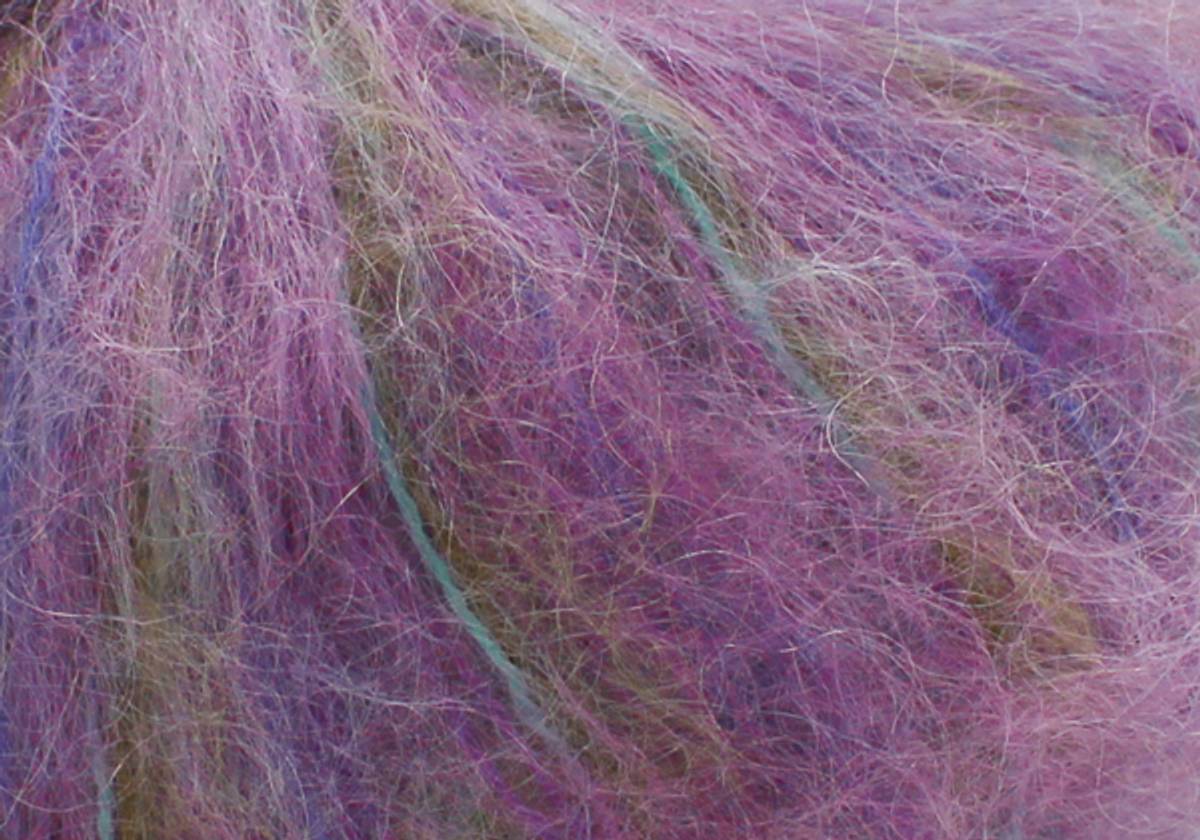 Permin Bella Color 170 Lilla, mint, oliven flerfarget garn utgår